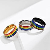 Rainbow Pride Ring Ring PRIDE MODE